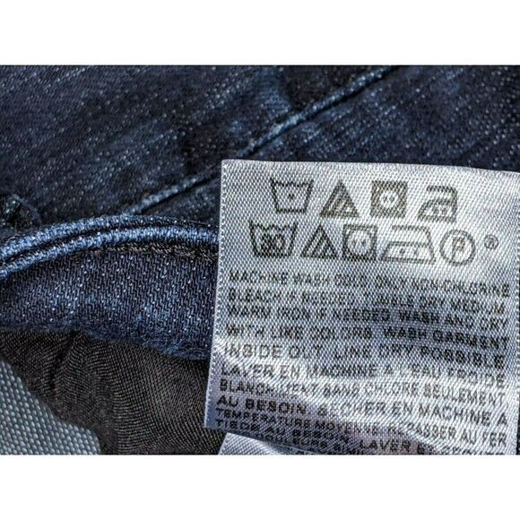 (3/$35) Levis 535 Size 7 Embroidered Pockets Skinny Denim Blue Jeans Jeggings - Picture 7 of 12